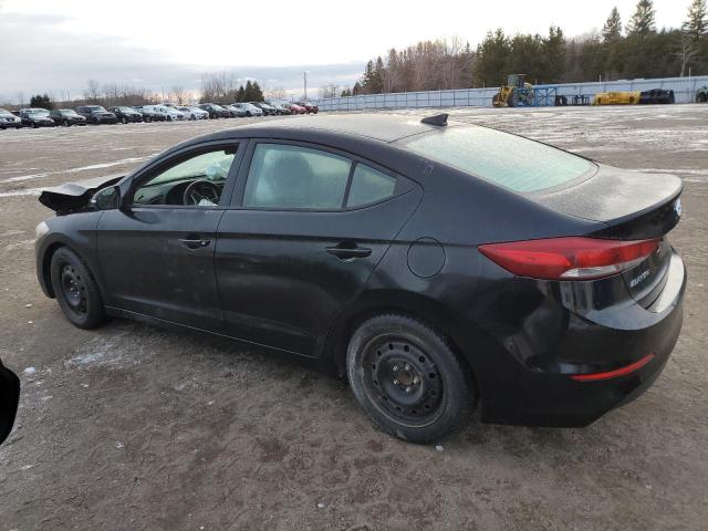 KMHD84LF7HU378964 - 2017 HYUNDAI ELANTRA SE BLACK photo 2