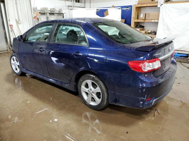 2T1BU4EE7CC842997 - 2012 TOYOTA COROLLA BASE BLUE photo 2