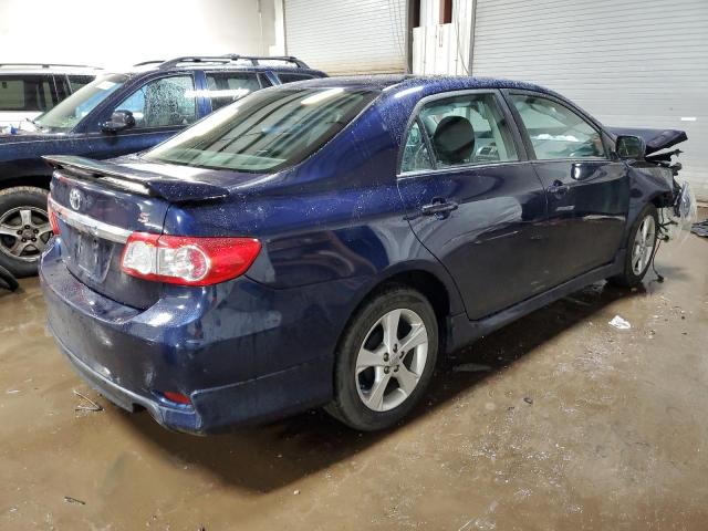 2T1BU4EE7CC842997 - 2012 TOYOTA COROLLA BASE BLUE photo 3