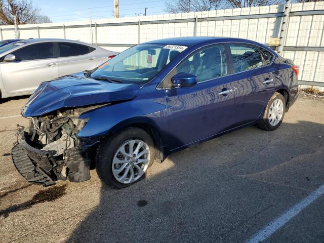 3N1AB7AP9KY229890 - 2019 NISSAN SENTRA S BLUE photo 1