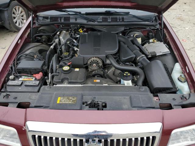 2MEFM74V48X607785 - 2008 MERCURY GRAND MARQ GS BURGUNDY photo 11