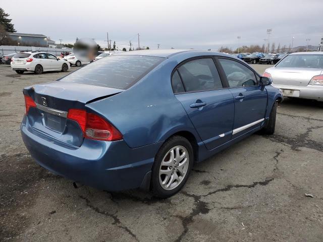 1HGFA16538L070426 - 2008 HONDA CIVIC LX BLUE photo 3