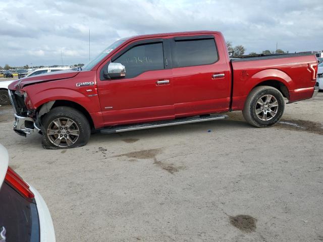 1FTEW1CP1FFC57192 - 2015 FORD F150 SUPERCREW RED photo 1