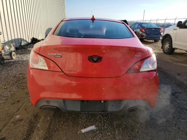 KMHHT6KD4BU058133 - 2011 HYUNDAI GENESIS CO 2.0T RED photo 6