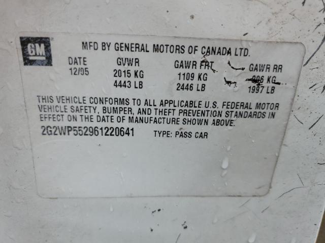 2G2WP552961220641 - 2006 PONTIAC GRAND PRIX 白色 照片 12