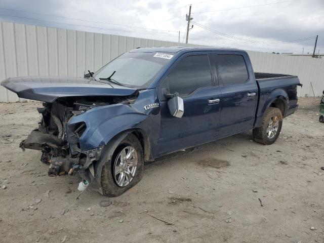 1FTEW1CF2GKD15214 - 2016 FORD F150 SUPERCREW BLUE photo 1