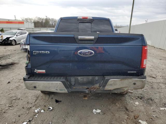 1FTEW1CF2GKD15214 - 2016 FORD F150 SUPERCREW BLUE photo 6