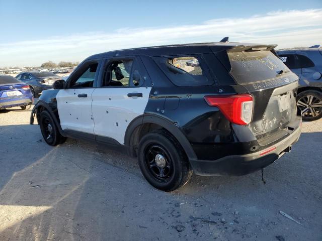 1FM5K8AB6LGC63888 - 2020 FORD EXPLORER POLICE INTERCEPTOR BLACK photo 2