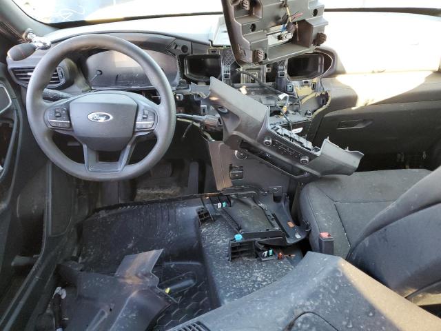 1FM5K8AB6LGC63888 - 2020 FORD EXPLORER POLICE INTERCEPTOR შავი ფოტო 8