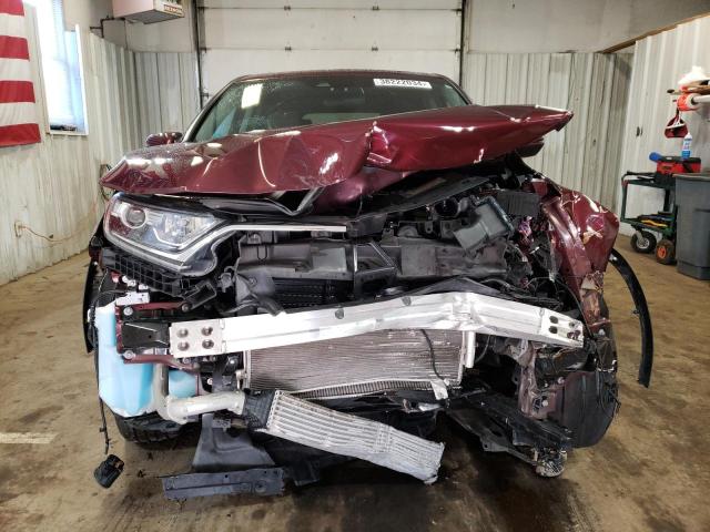 7FARW2H5XJE070923 - 2018 HONDA CR-V EX MAROON photo 5