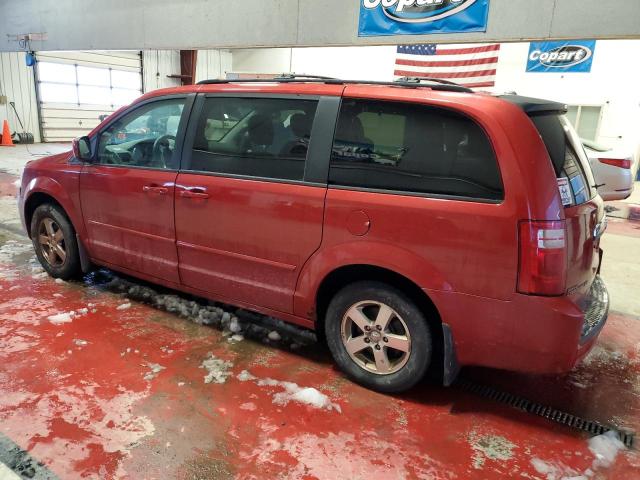 1D8HN54P68B185195 - 2008 DODGE CARAVAN SXT BURGUNDY photo 2