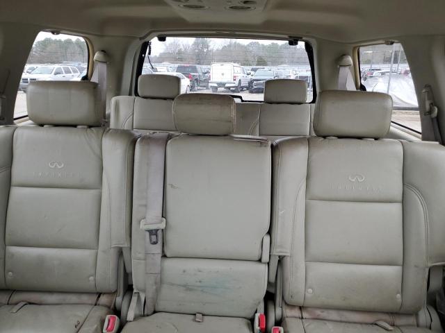 5N3AA08AX5N813714 - 2005 INFINITI QX56 WHITE photo 10