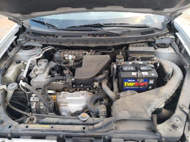 JN8AS58T08W002029 - 2008 NISSAN ROGUE S SILVER photo 11