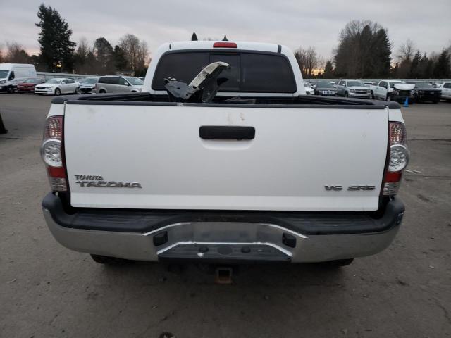 3TMMU4FN4FM075211 - 2015 TOYOTA TACOMA DOUBLE CAB LONG BED WHITE photo 6