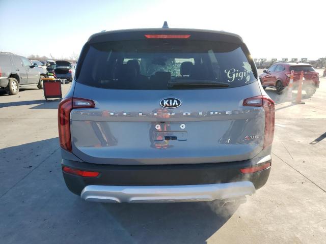 5XYP64HC2LG015441 - 2020 KIA TELLURIDE S GRAY photo 6