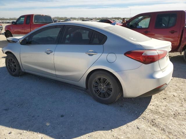 KNAFX4A6XF5315459 - 2015 KIA FORTE LX SILVER photo 2