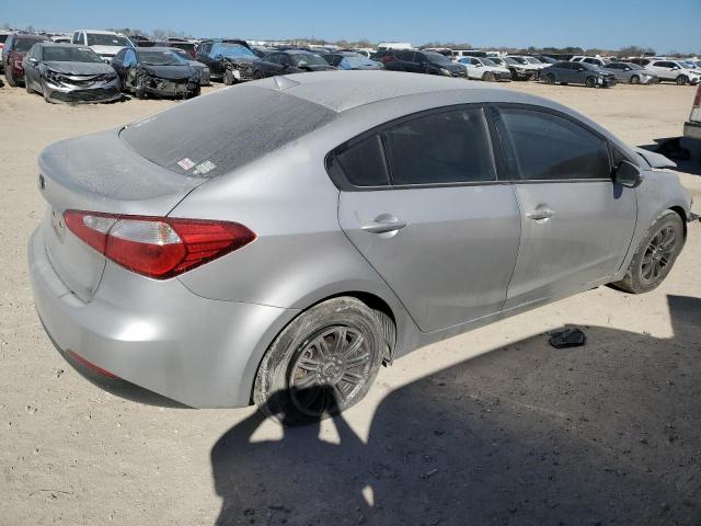 KNAFX4A6XF5315459 - 2015 KIA FORTE LX SILVER photo 3