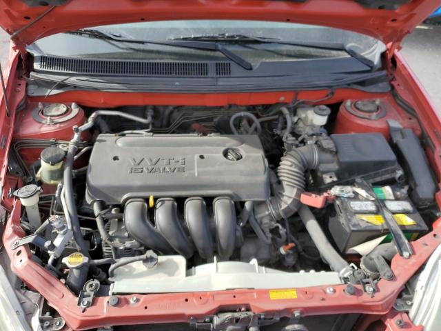 2T1KR32E96C569307 - 2006 TOYOTA COROLLA MA XR RED photo 11