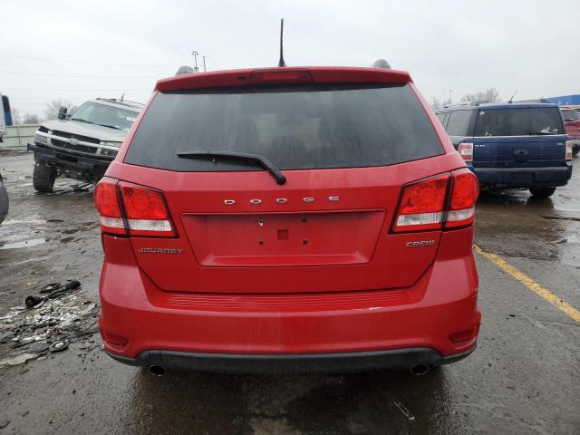 3C4PDCDG2DT537957 - 2013 DODGE JOURNEY CREW RED photo 6