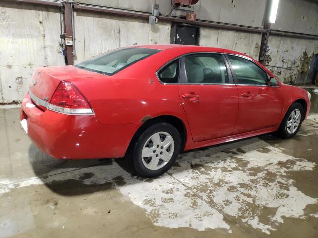 2G1WB57K191135071 - 2009 CHEVROLET IMPALA LS RED photo 3