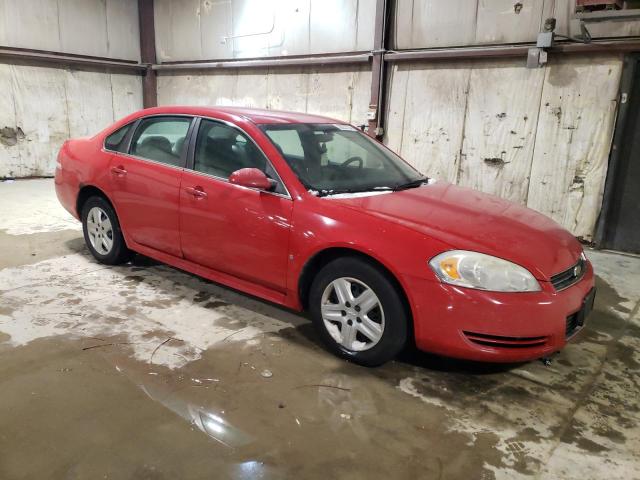 2G1WB57K191135071 - 2009 CHEVROLET IMPALA LS RED photo 4