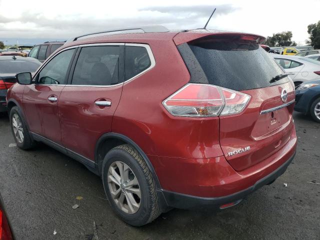 5N1AT2MT2FC854535 - 2015 NISSAN ROGUE S BURGUNDY photo 2