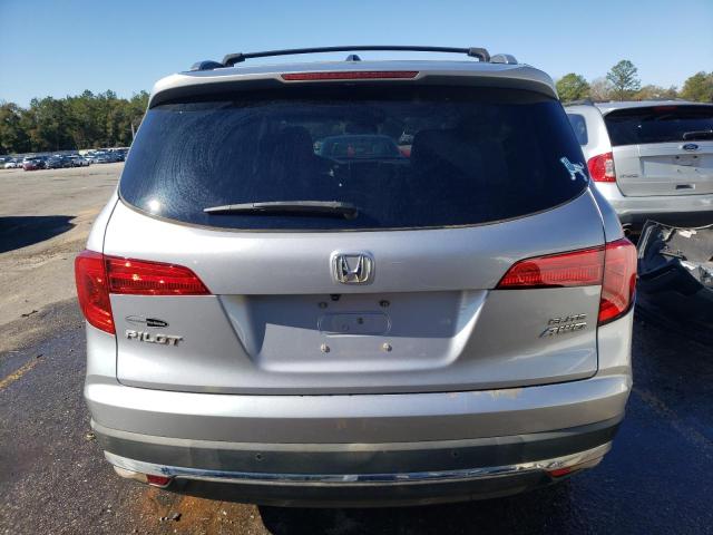 5FNYF6H0XJB031980 - 2018 HONDA PILOT ELITE SILVER photo 6