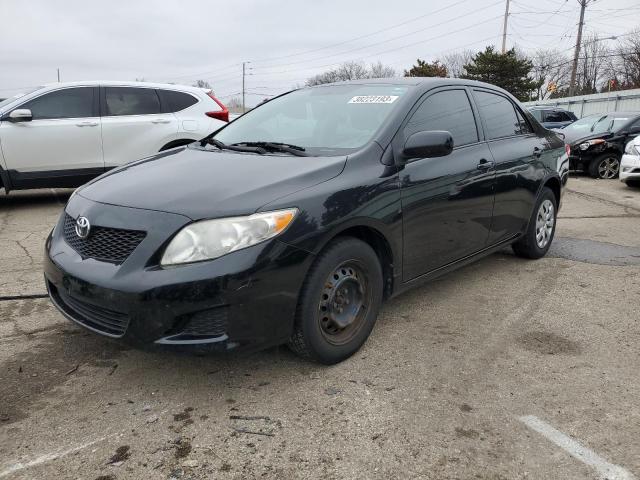 1NXBU40E39Z087247 - 2009 TOYOTA COROLLA BASE BLACK photo 1