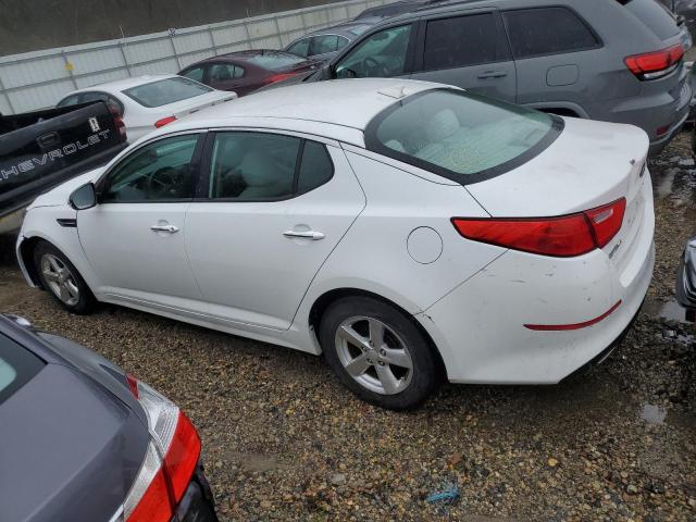 5XXGM4A76FG510074 - 2015 KIA OPTIMA LX WHITE photo 2