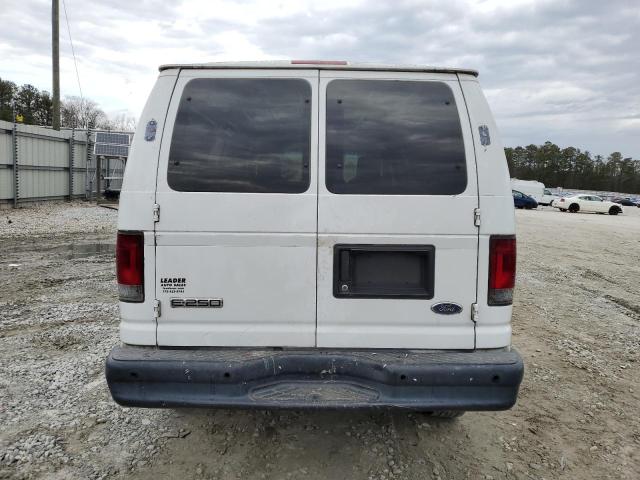 1FTNE24LX9DA86608 - 2009 FORD ECONOLINE E250 VAN WHITE photo 6