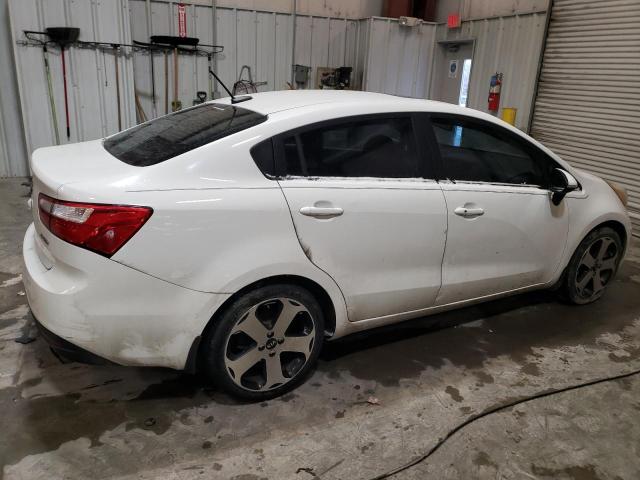 KNADN4A34D6148655 - 2013 KIA RIO EX WHITE photo 3