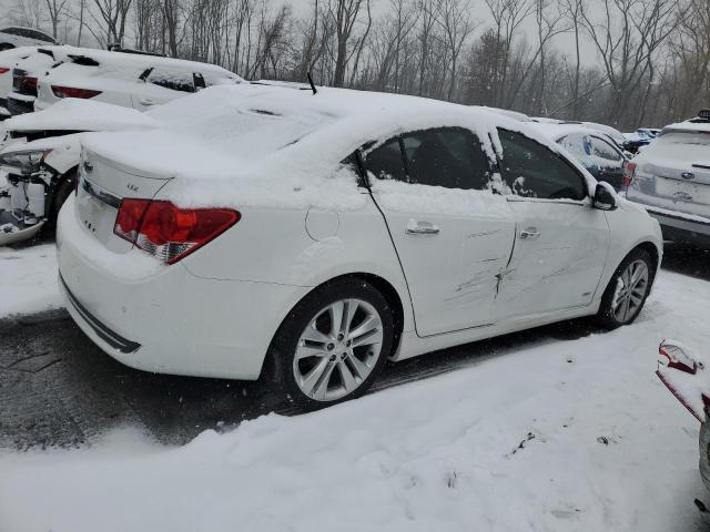 1G1PH5SC8C7230790 - 2012 CHEVROLET CRUZE LTZ WHITE photo 3