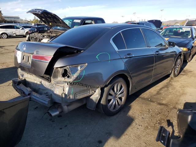 1HGCP2E79CA023903 - 2012 HONDA ACCORD EX GRAY photo 3