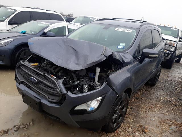 MAJ6P1CL6JC159533 - 2018 FORD ECOSPORT SES GRAY photo 1