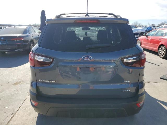 MAJ6P1CL6JC159533 - 2018 FORD ECOSPORT SES GRAY photo 6