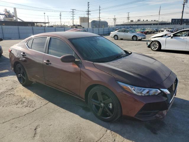 3N1AB8CV6NY312828 - 2022 NISSAN SENTRA SV BURGUNDY photo 4