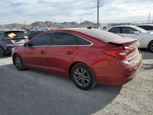 5NPE24AF4HH447102 - 2017 HYUNDAI SONATA SE RED photo 2