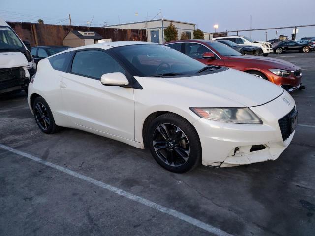 JHMZF1C66ES000736 - 2014 HONDA CR-Z EX WHITE photo 4