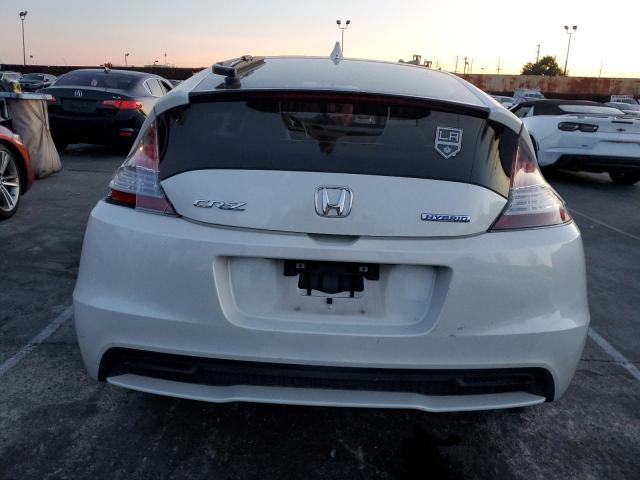 JHMZF1C66ES000736 - 2014 HONDA CR-Z EX WHITE photo 6