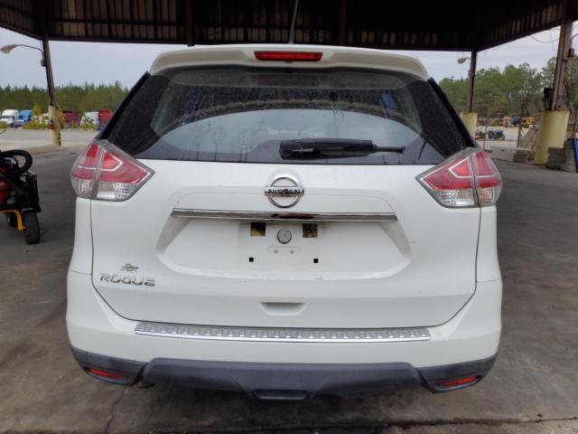 KNMAT2MTXGP640150 - 2016 NISSAN ROGUE S WHITE photo 6