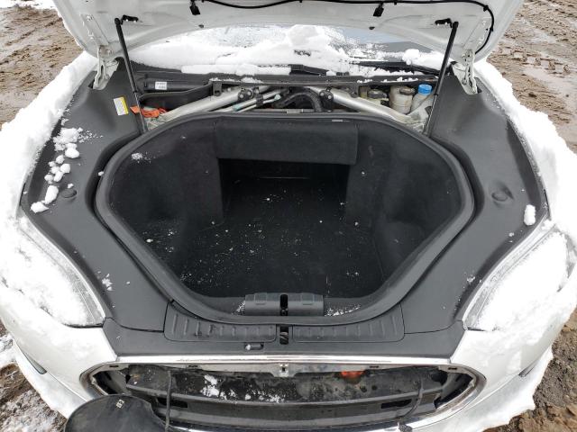 5YJSA1H13EFP35606 - 2014 TESLA MODEL S Սպիտակ լուսանկար 11