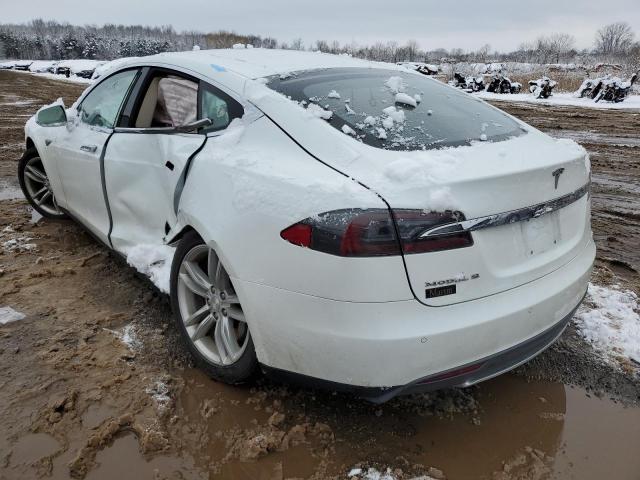 5YJSA1H13EFP35606 - 2014 TESLA MODEL S Սպիտակ լուսանկար 2