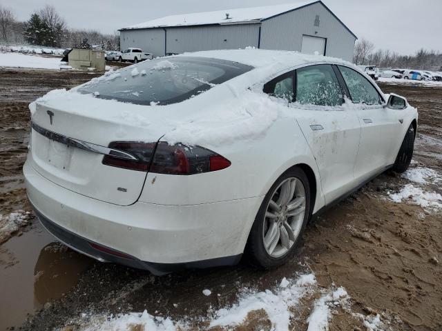 5YJSA1H13EFP35606 - 2014 TESLA MODEL S Սպիտակ լուսանկար 3