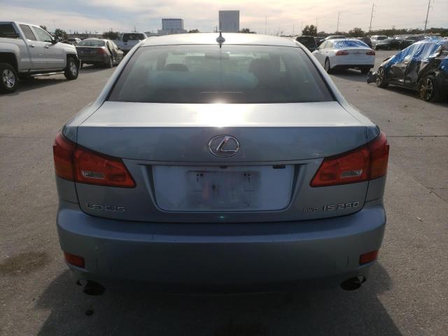 JTHCK262685026563 - 2008 LEXUS IS 250 BLUE photo 6