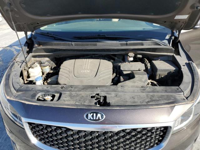 KNDMB5C13F6060454 - 2015 KIA SEDONA LX BROWN photo 12