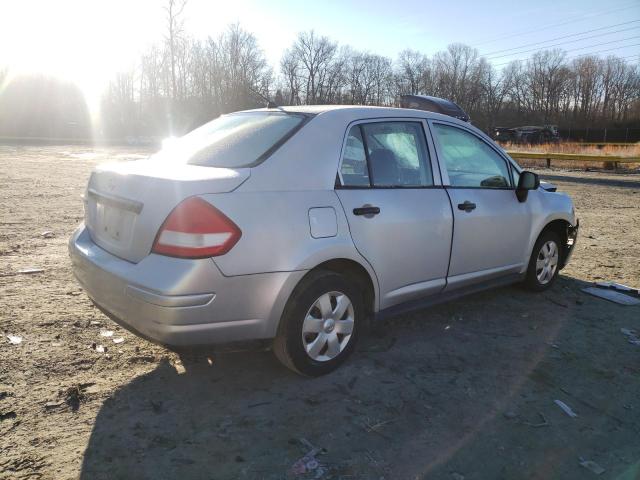 3N1CC11E19L458668 - 2009 NISSAN VERSA S SILVER photo 3