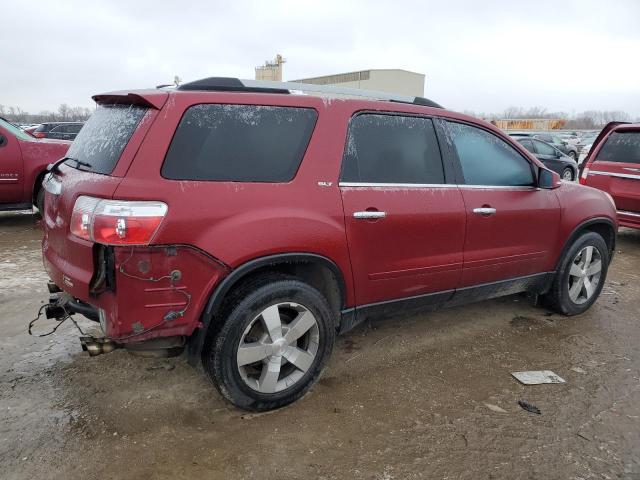 1GKLRNED2AJ262453 - 2010 GMC ACADIA SLT-2 MAROON photo 3