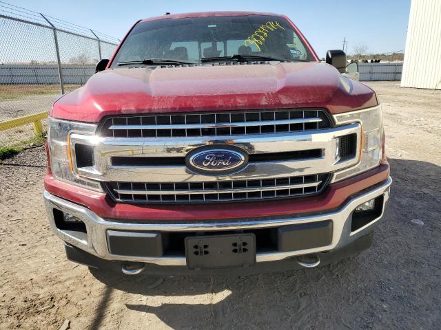 1FTEW1EG5JFC62515 - 2018 FORD F150 SUPERCREW MAROON photo 5