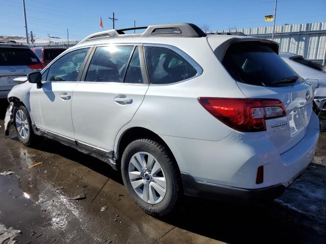 4S4BSAAC8H3264929 - 2017 SUBARU OUTBACK 2.5I WHITE photo 2