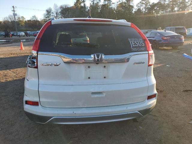 5J6RM4H76FL013681 - 2015 HONDA CR-V EXL WHITE photo 6